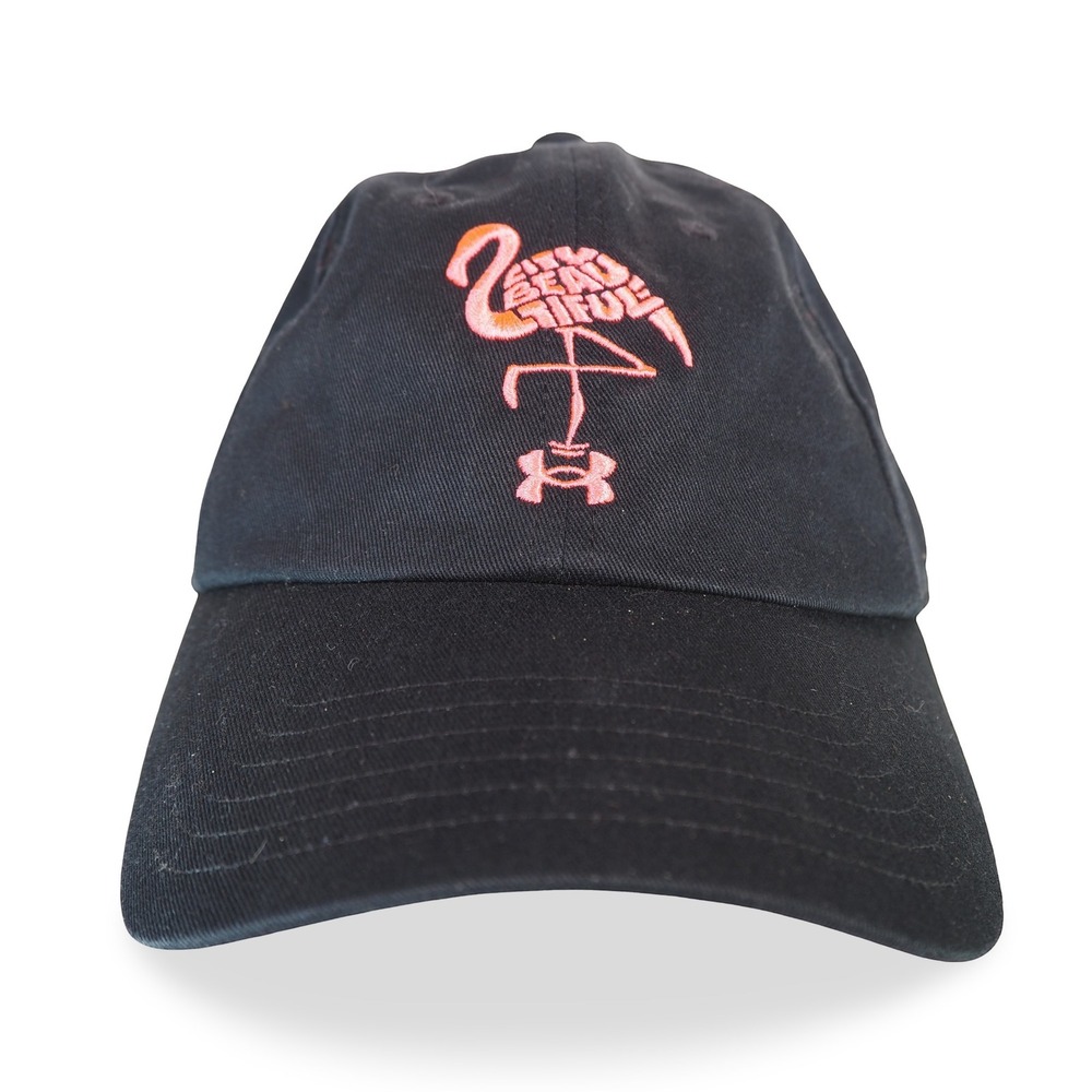 Under Armour Hat Mens‎ OSFM Black Flamingo Orlando Adjustable Strapback Cap